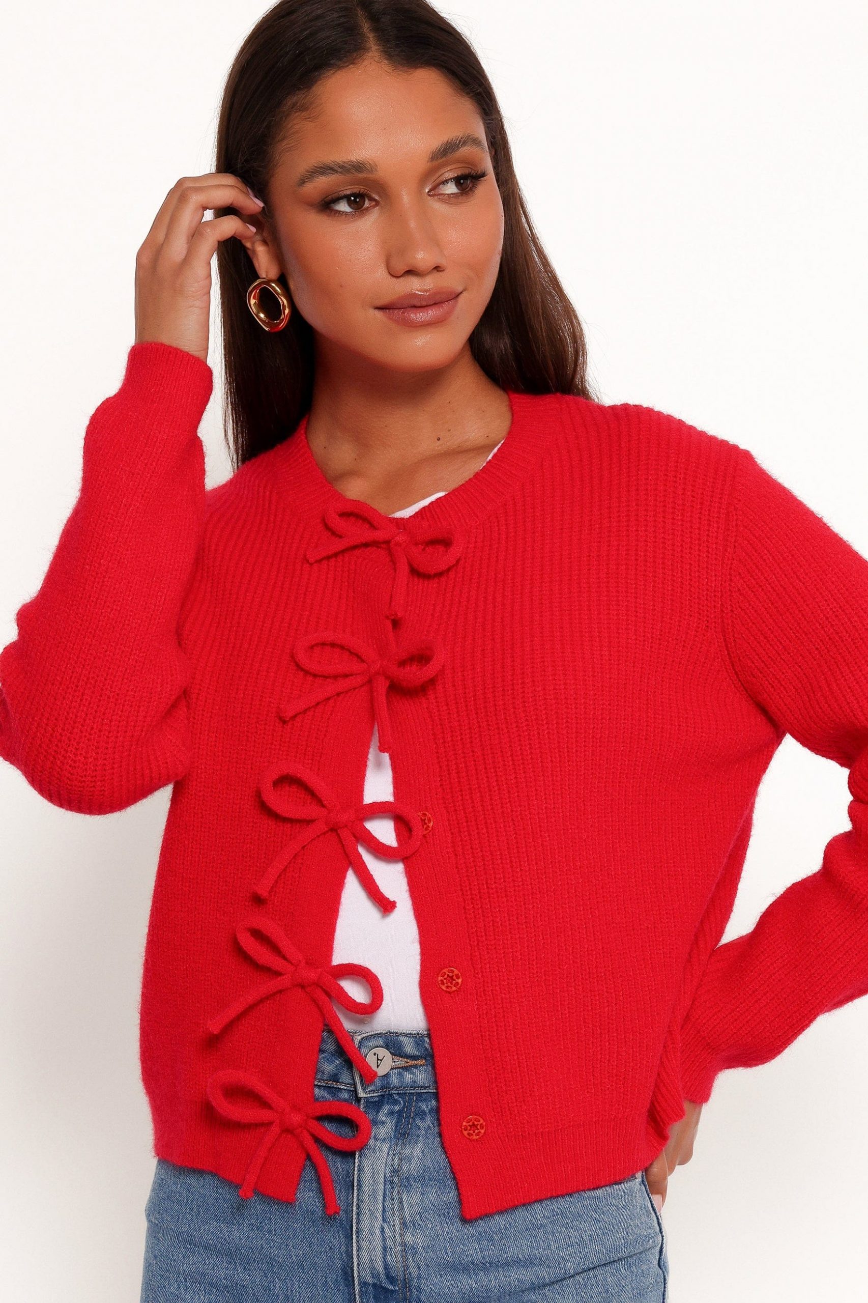 Wilde Bow Front Cardigan