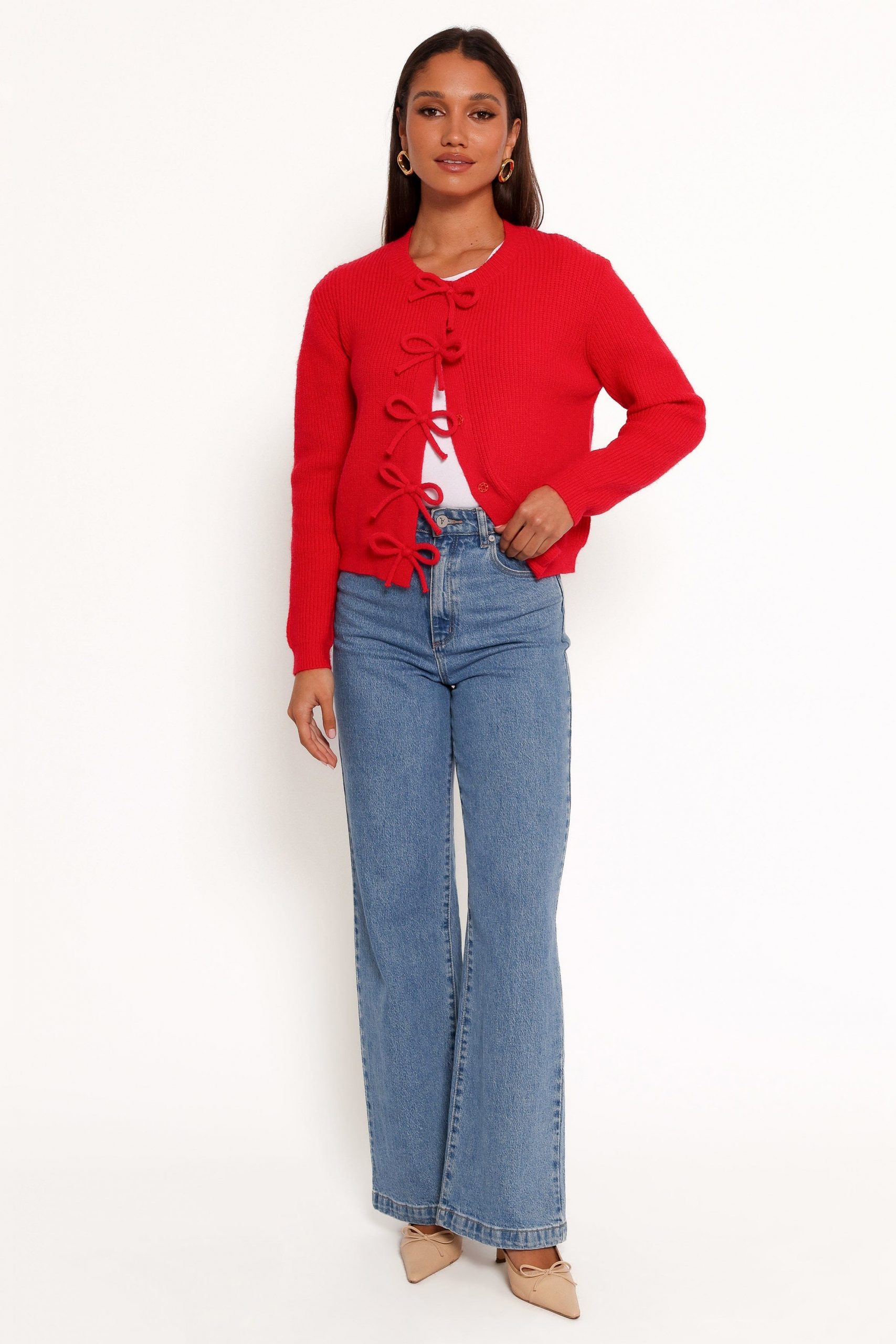 Wilde Bow Front Cardigan - Image 3